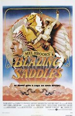 blazing saddles movie poster