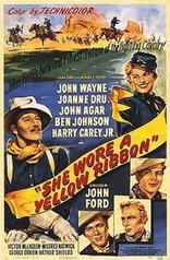 she wore a yellow ribbon poster